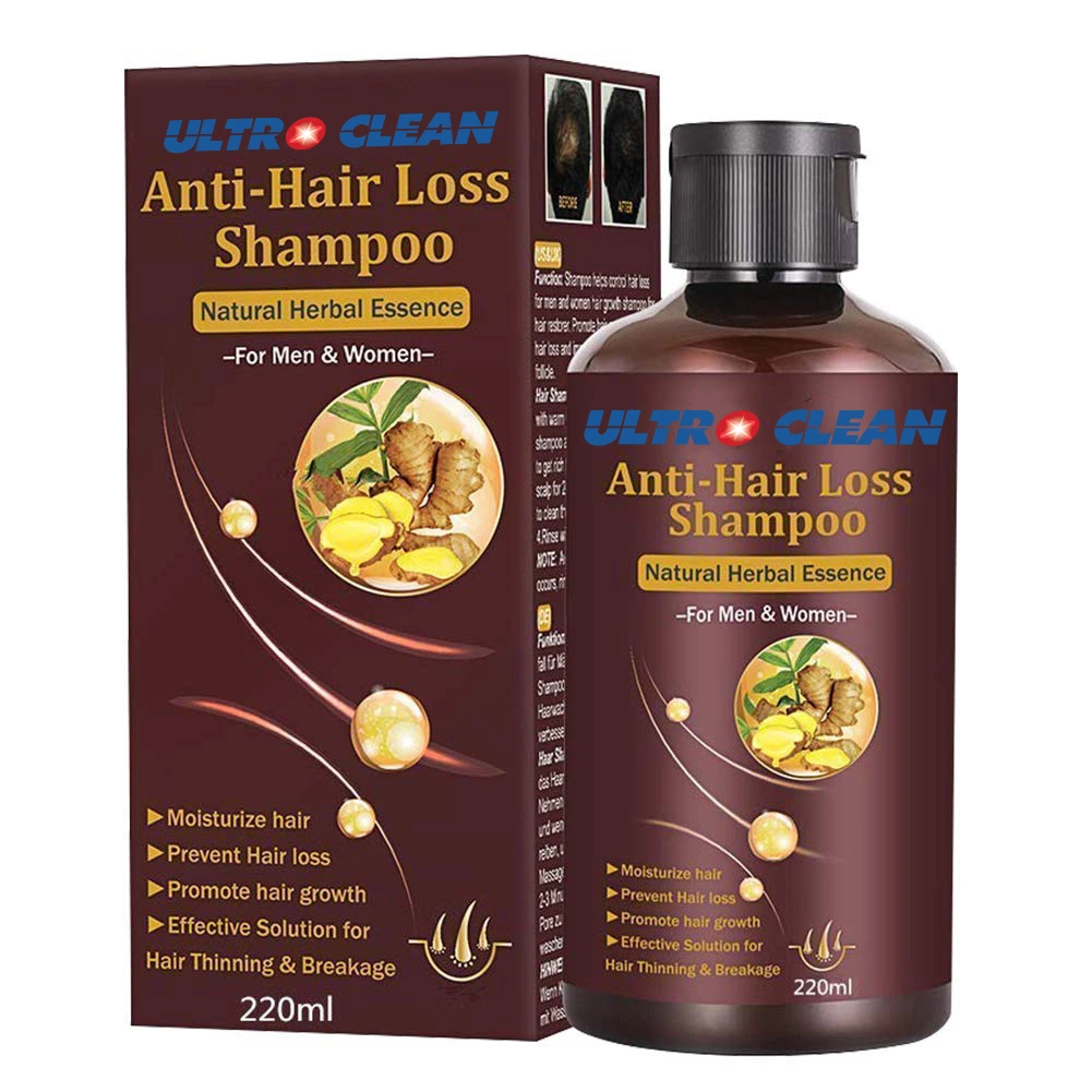 Private Label Ginger Anti Hair Loss Hair Growth Shampoo