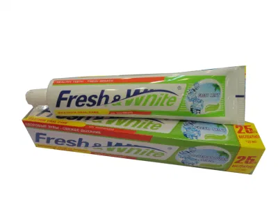 OEM プライベート ラベル過酸化物フリーのベスト ホワイトニング フッ化物歯磨き粉 2018