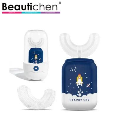 Beautichen 卸売家庭用子供口腔ケア充電式 U 字型子供電動歯ブラシ